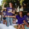 Lemoore High School's volleyball team joined the annual Homecoming Parade Friday afternoon in downtown Lemoore.